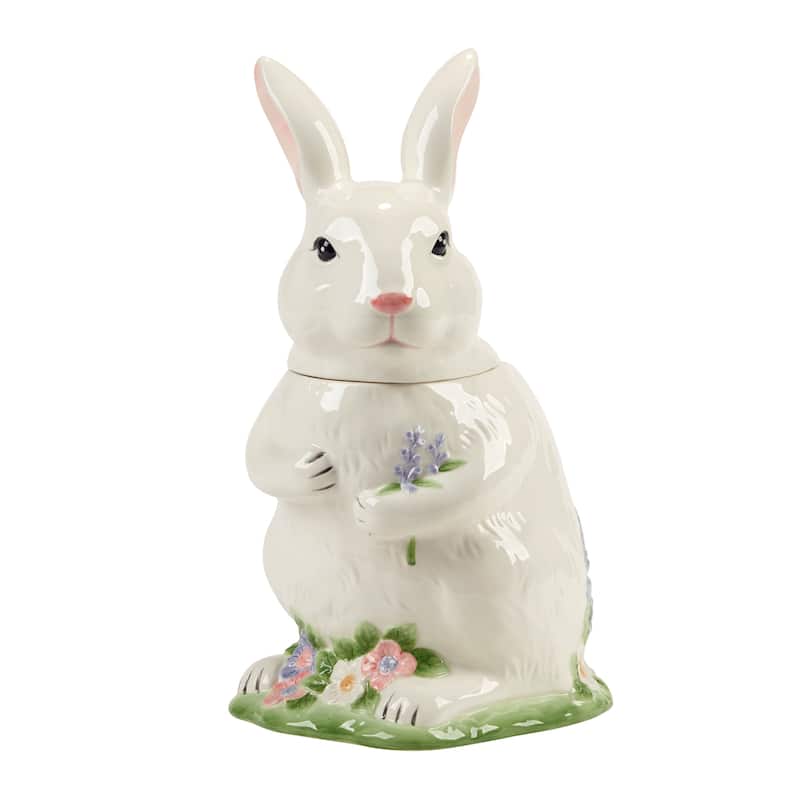 Certified International Easter Morning 3-D Bunny Cookie Jar, 64 oz. - 64 oz.