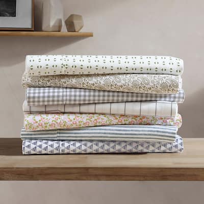 The Gray Barn Noh Printed Cotton Bedsheet Set