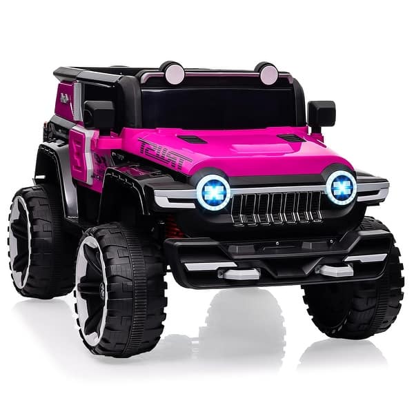 slide 2 of 25, 2 Seater Ride On Car with Remote Control, 3 Speed Pink