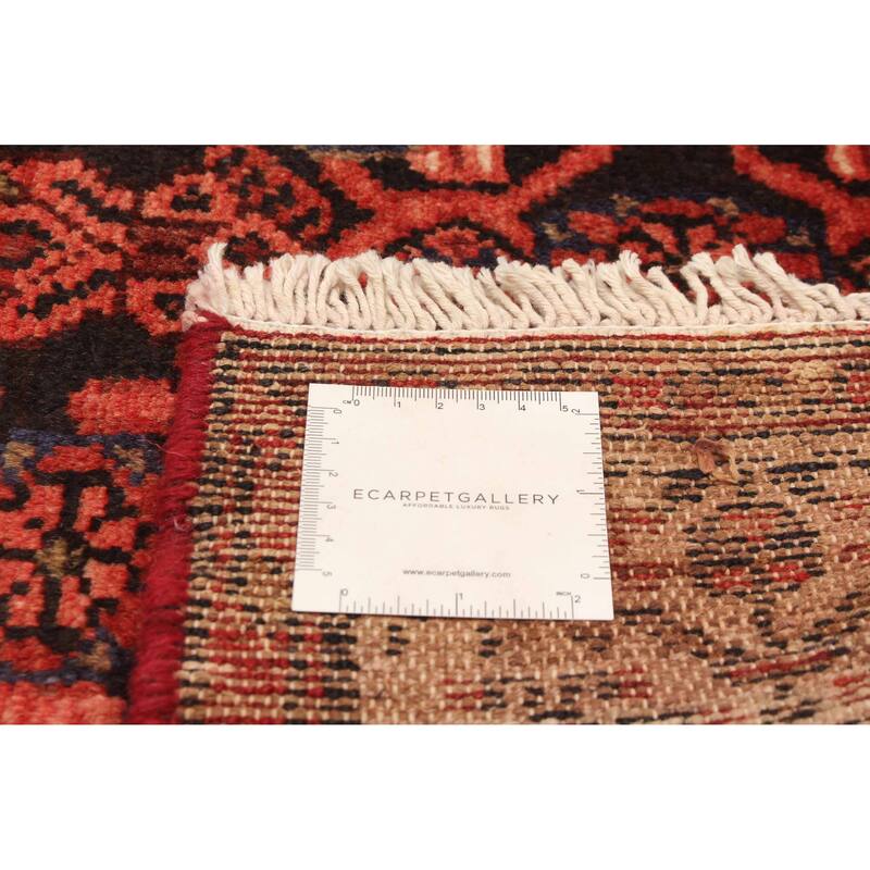 ECARPETGALLERY Hand-knotted Andelz Black Wool Rug - 3'5 x 10'0