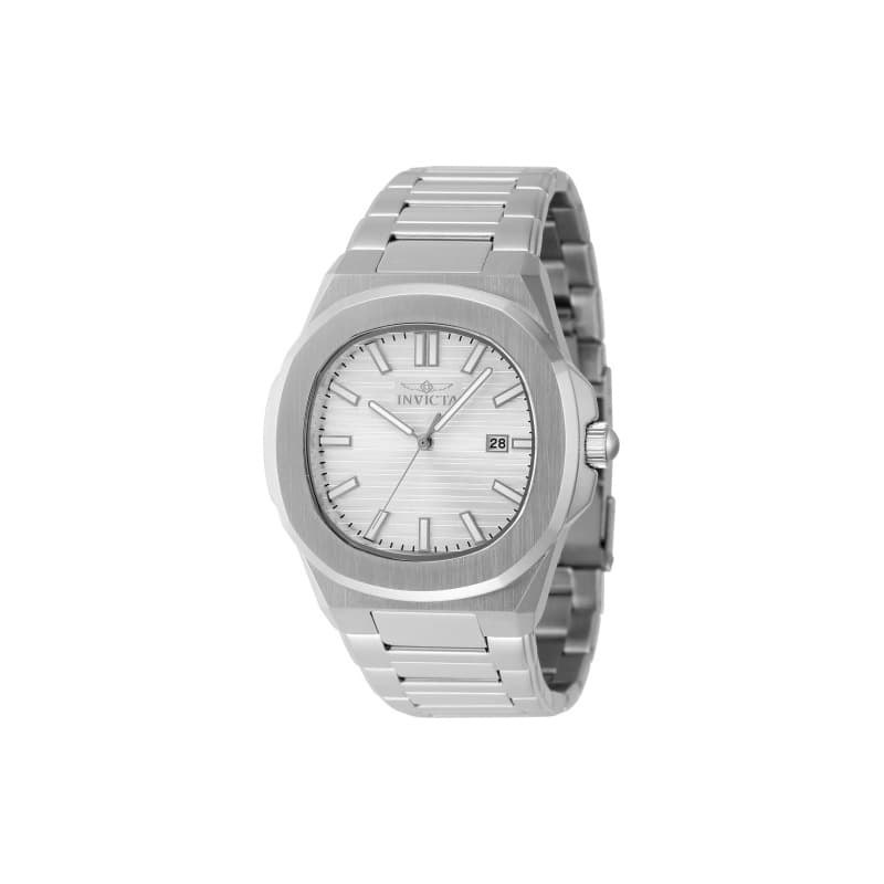 Invicta Men's 48318 Speedway Quartz 3 Hand Silver Dial Watch