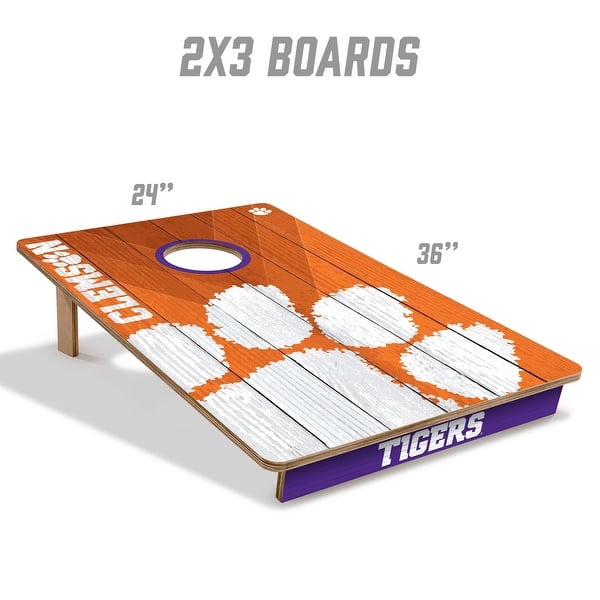 Clemson Tigers NCAA Tailgate Cornhole Board Set