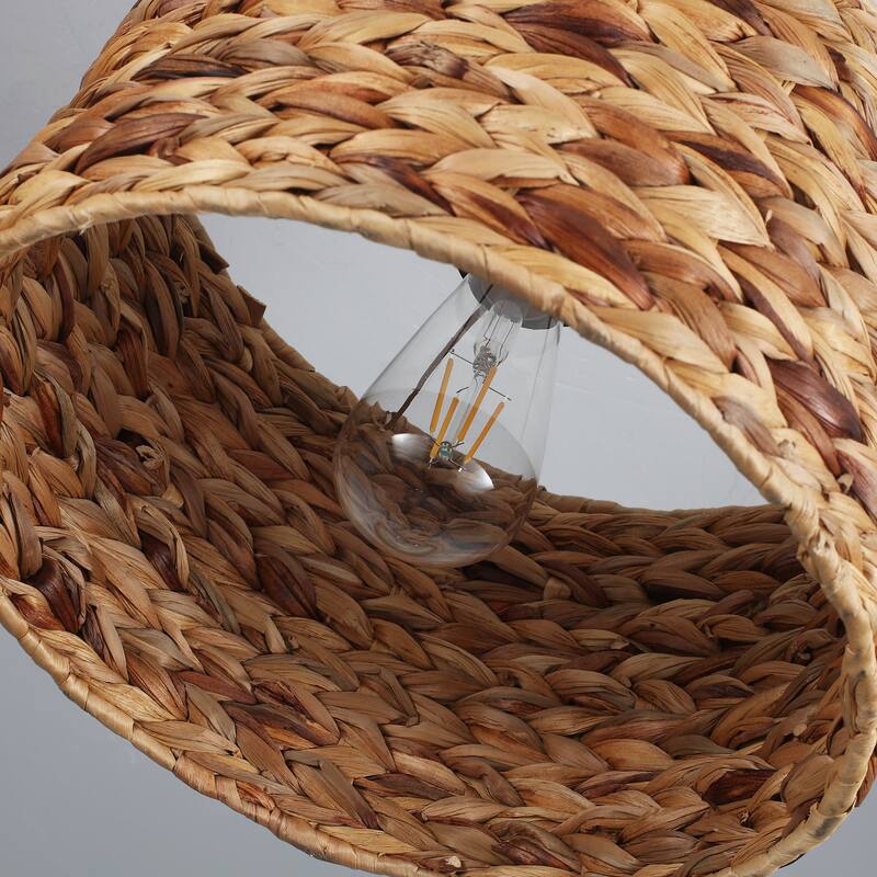 1-Light Semi-Flush Mount Lighting with Drum Shade, Classic Semi Flush Mount Chandelier for Living Room Kitchen Dining Foyer