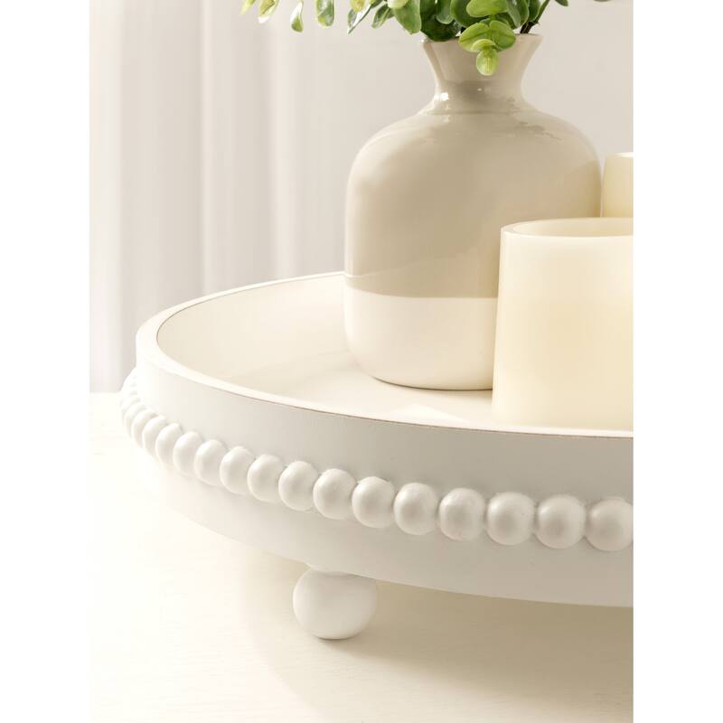 Kate and Laurel Strahm Decorative Tray - 16" Diameter