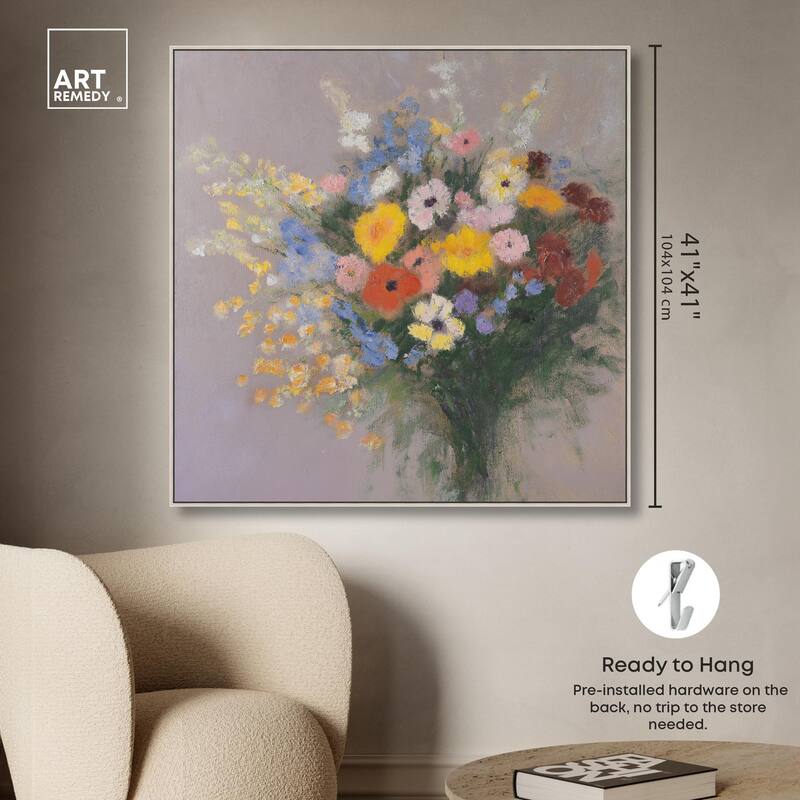 Meadow Flowers Canvas by Art Remedy