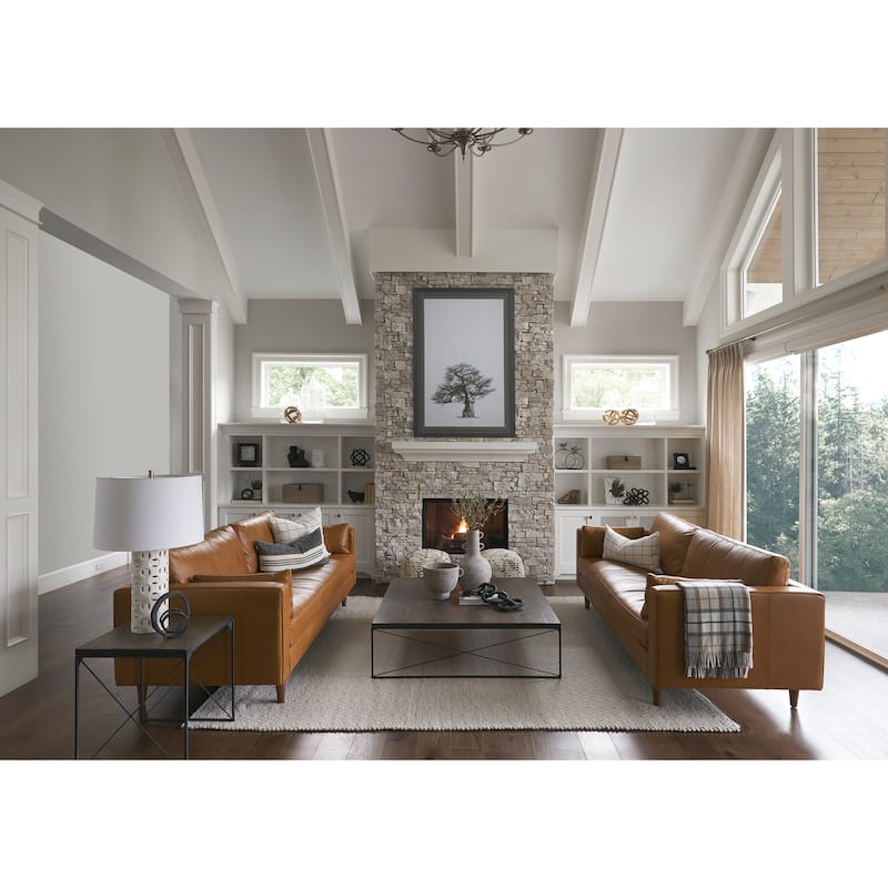 Alix Beige Wooden Link Chain Decorative Object