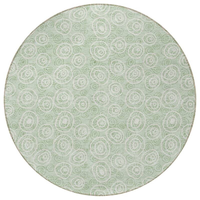HomeRoots Geometric Transitional Rectangle Outdoor Rug