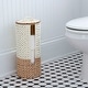preview thumbnail 16 of 15, Household Essentials 3-Piece Wicker Bath Accessory Set, Natural