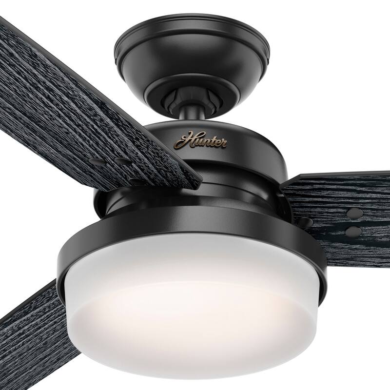 Hunter Fan Sentinel Brushed Nickel 52-inch Ceiling Fan with 3 Reversible Blades - Silver