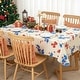 preview thumbnail 15 of 54, Ray Star Christmas tablecloth 52×70in Waterproof Festival - 52"×70"