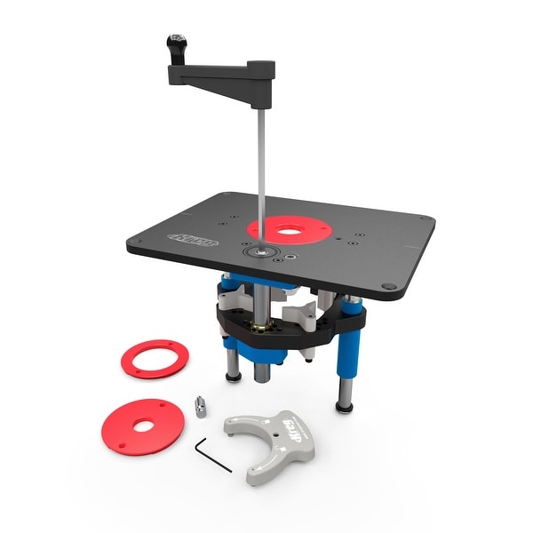 Kreg Precision Router Lift (PRS5000) for Table-Mounted Routers - Black