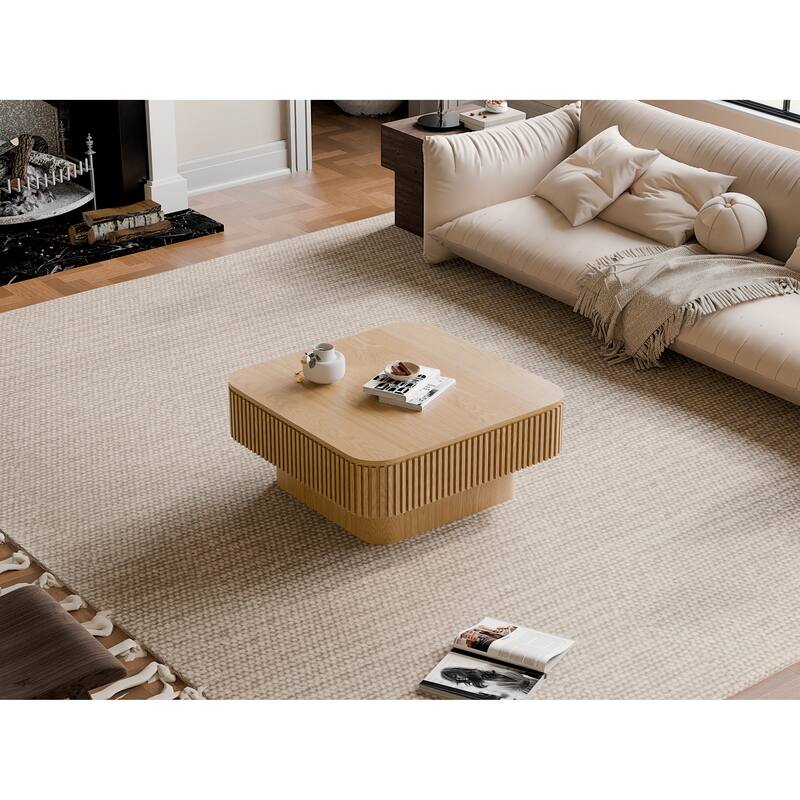 Tea Table Accent Table with Storage, Rustic Side Table Center Table End Table Sofa Table for Living Room