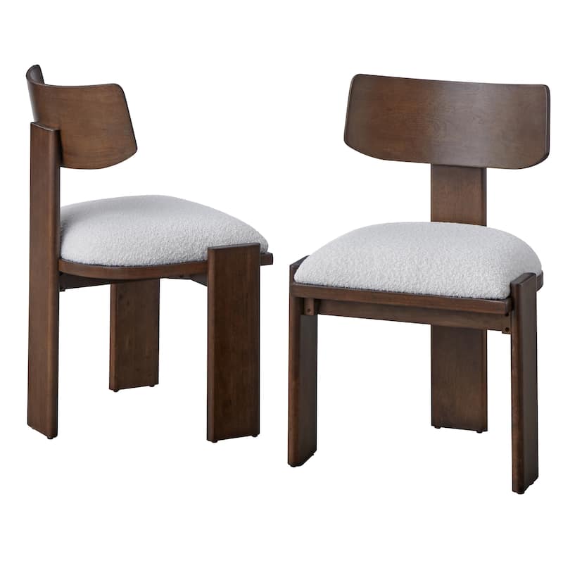 Lifestorey Lennon Solid Wood Dining Chair (Set of 2)