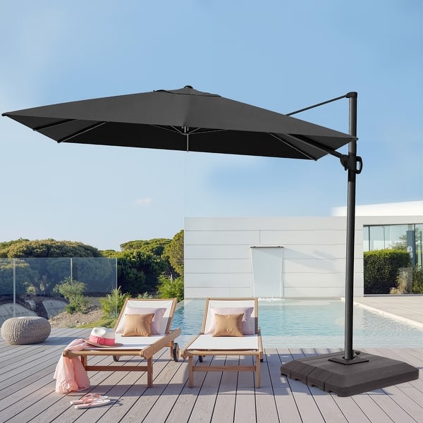 9 ft square patio umbrella replacement Teak 9 ft. square umbrella