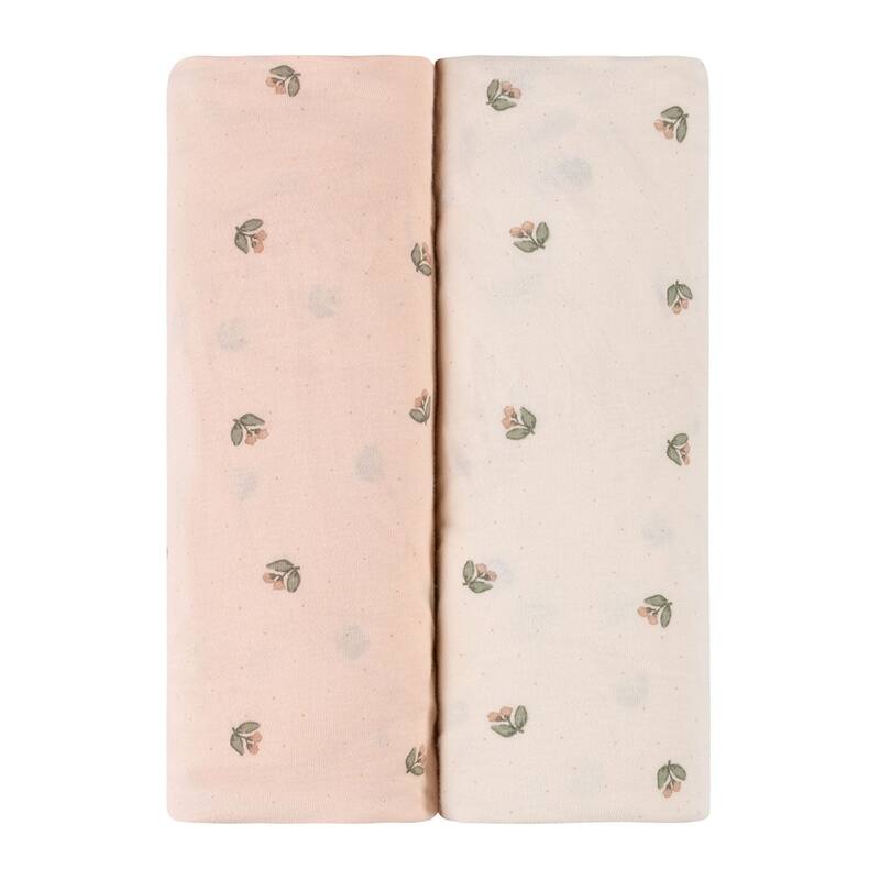 Ely's & Co. Baby Fitted Changing Pad Cover - Cradle Sheet Set - 2 Pack - 32" x 16"
