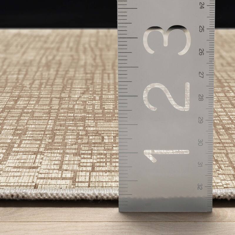 Well Woven Abstract Nightscape Geometric Flat-Weave Area Rug