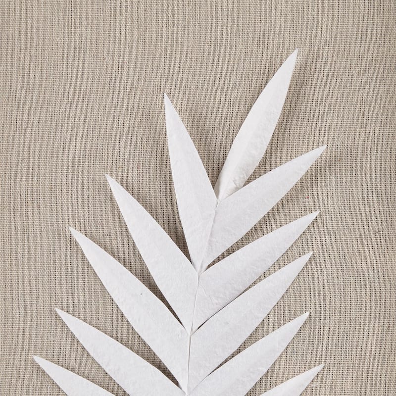 Madison Park Sabal Handmade Framed Rice Paper Palm Leaves 3-piece Shadowbox Wall Decor Set
