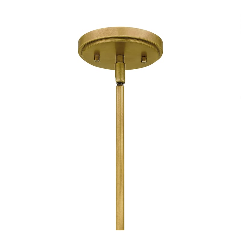 Webster 1-Light Weathered Brass Mini Pendant