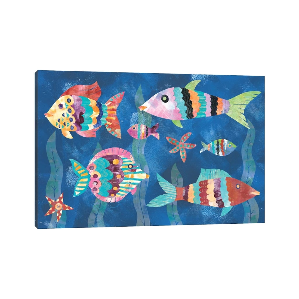 iCanvas "Boho Reef Fish III" by Wild Apple Portfolio Canvas Print