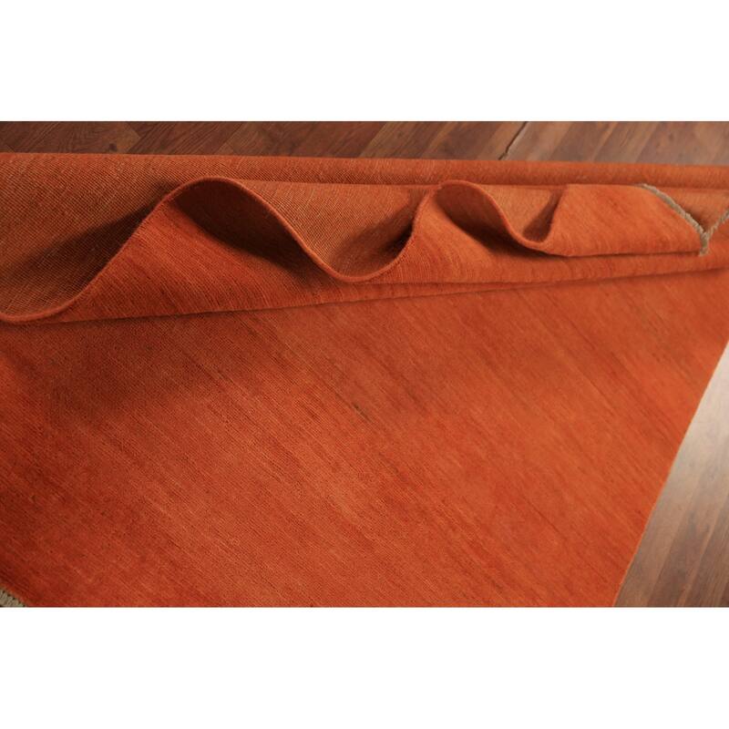 Tribal / Modern Gabbeh Area Rug Hand-Knotted Wool Carpet - 4'9" x 6'7"