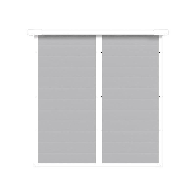 Waterproof Outdoor Storage Shed with Window, Lockable Doors and Vents