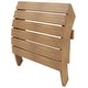 preview thumbnail 74 of 85, Vineyard HIPS Outdoor Folding Eco-Friendly All Weather Seashell Adirondack Chairs (12-Piece Conversation Set)