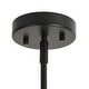 preview thumbnail 10 of 15, LALUZ Modern 8-Light Chandelier Black Gold Classic Candle Light for Dining Living Room - 37.4" Dia × 22.4" H