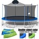 preview thumbnail 8 of 7, Trampoline with Basketball Hoop,Ladder and Safety Enclosure Net