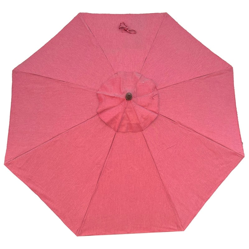 Tropishade 9' Market Umbrella with Sunbrella 15000-11 Spotlight Rose