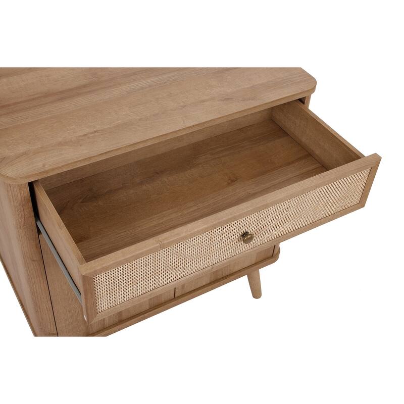 NPD Furniture Thelma KD Rattan Small Cabinet 1 Drawer 2 Doors