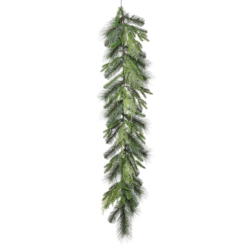 48"Uv Natural Touch Bristle Pine Evergreen Garland - 48"