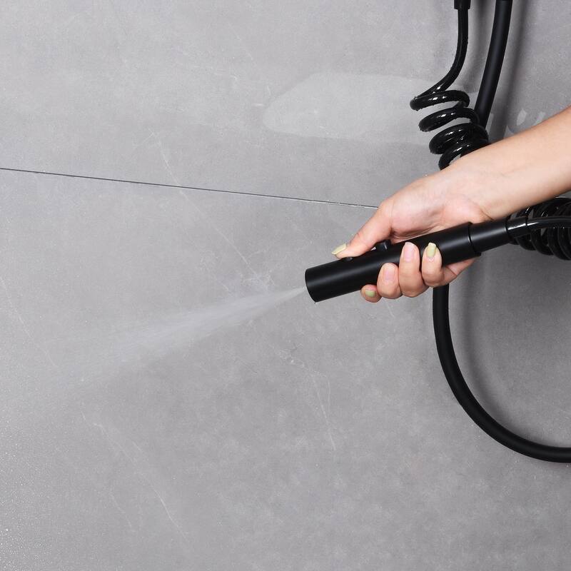 Wall-Mounted Complete Shower System with Rough In-Valve