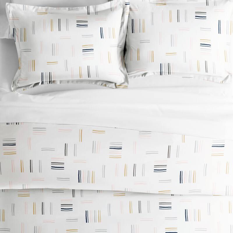 Becky Cameron Geo Dash 3-Piece Duvet Cover Set