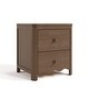 preview thumbnail 2 of 18, Storkcraft Casablanca 2 Drawer Nightstand Brown