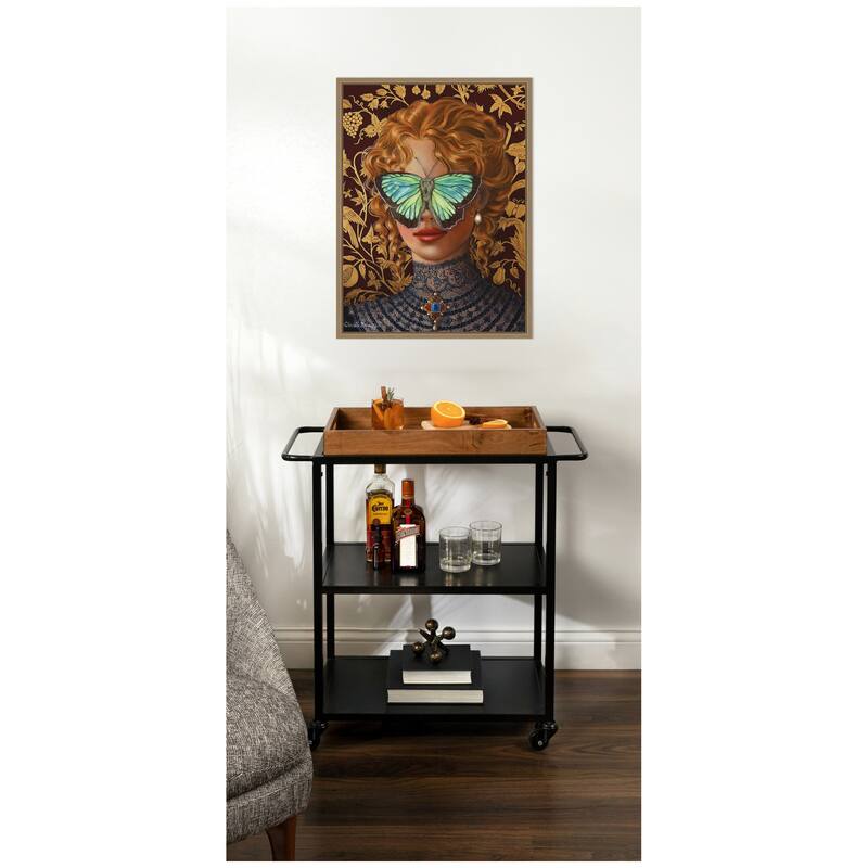 Kate and Laurel Cassandra by Charlotte Brindley Framed Canvas Wall Art Print