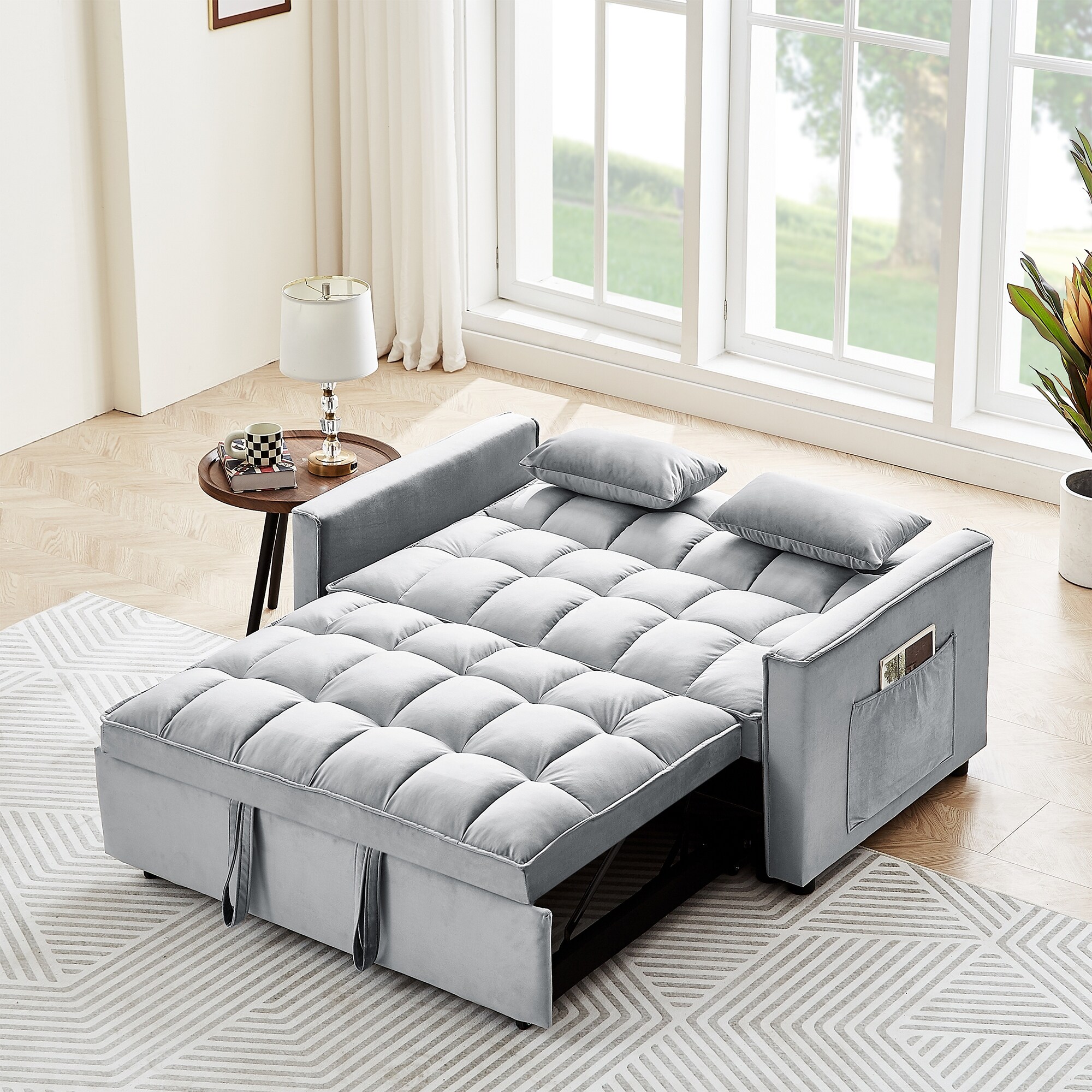 Reclining best sale sleeper sofa