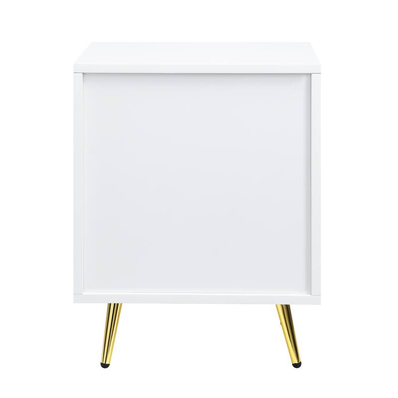 High Gloss Finish Nightstand