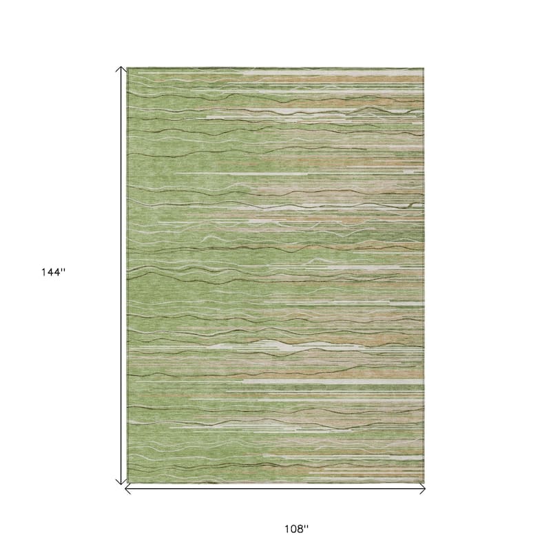 HomeRoots Striped Transitional Rectangle Outdoor Rug