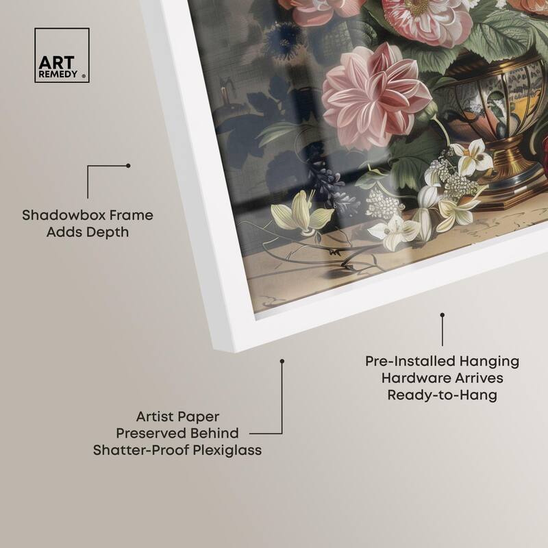 Classical Dream Vase II Shadowbox by Art Remedy