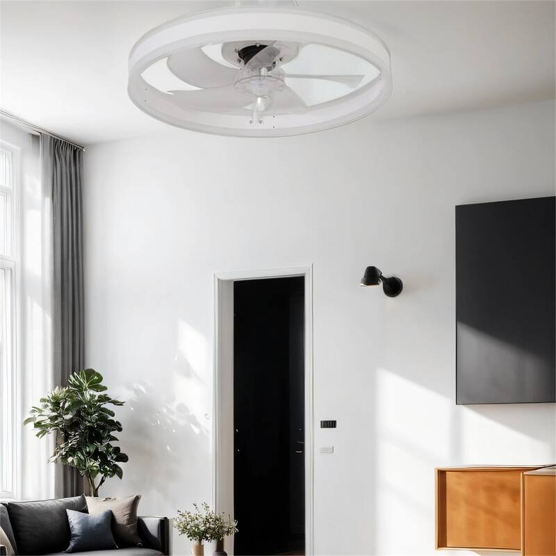 Ceiling Fan with Dimmable LED Lights and Remote
