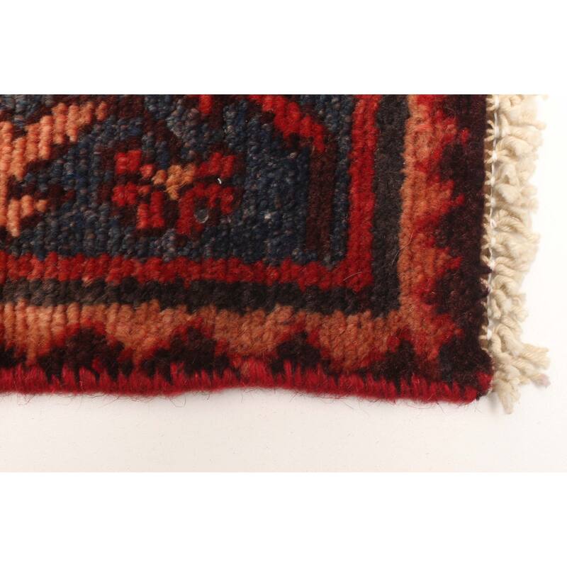 ECARPETGALLERY Hand-knotted Antalya Vintage Red Wool Rug - 3'3 x 4'11