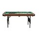 Versatility Pool Table Folding Billiards Table Games Table - Bed Bath ...