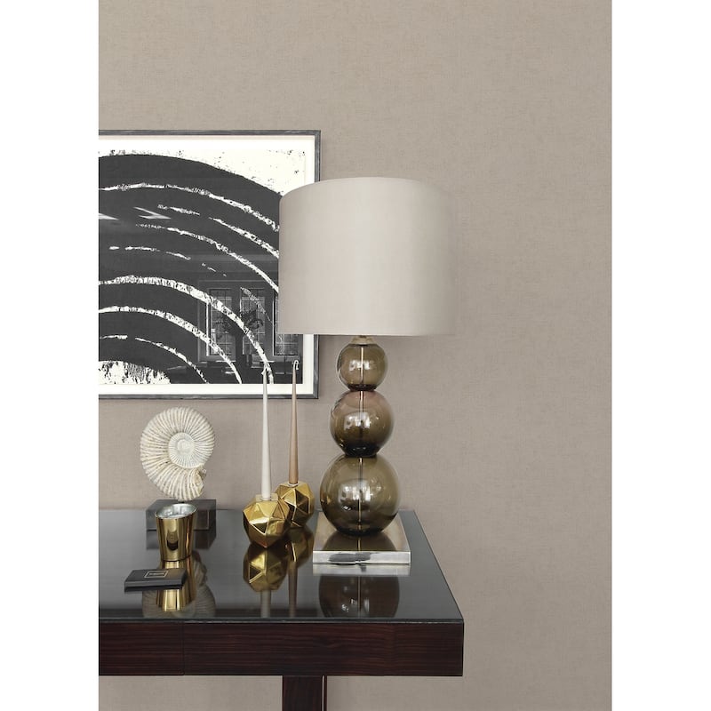 Advantage Steno Taupe Plaster Wallpaper