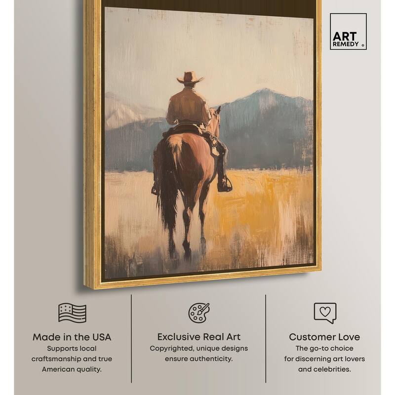 Long Ride Canvas by Art Remedy