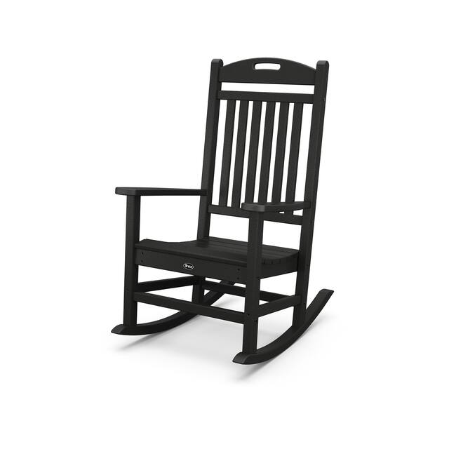 Trex Outdoor Furniture Yacht Club Rocking Chair - Charcoal Black