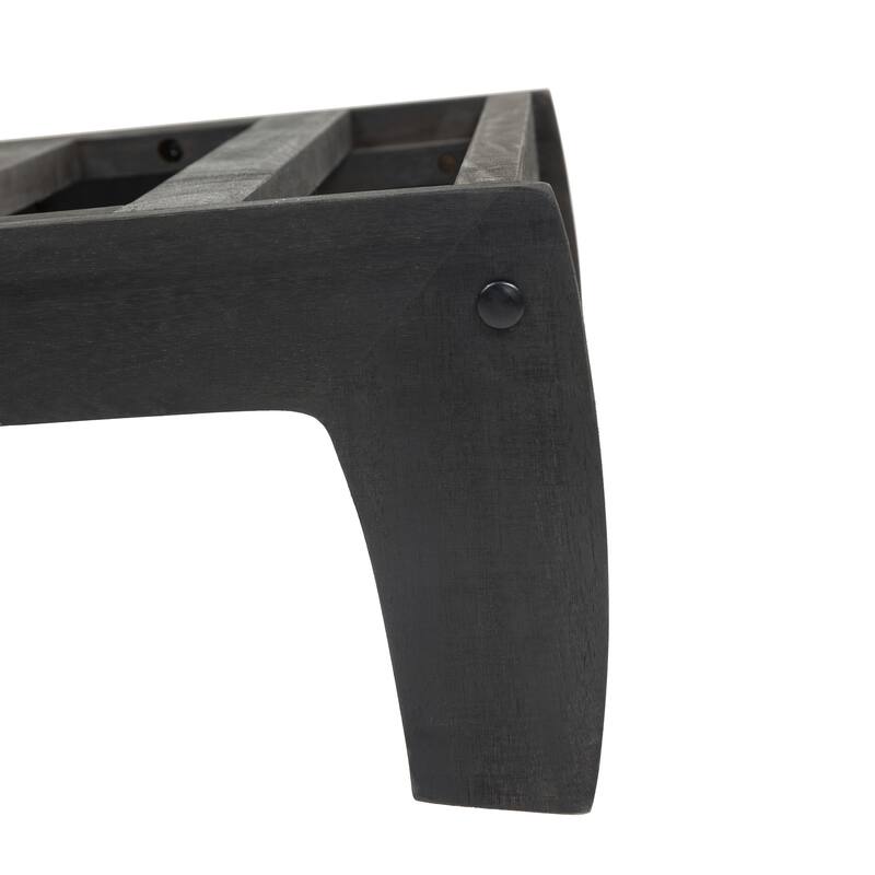 2 Set Patio Acacia Wood Outdoor Chair