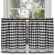preview thumbnail 15 of 26, Buffalo Check Gingham Kitchen Curtain Tier Pairs, 58x36 Inches - 58x36 Inches