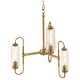 preview thumbnail 1 of 3, Quorum International 6015-3 Whitmire 3 Light 24" Wide Chandelier with Brushed Brass