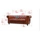 Shop Pasargad Home Genuine Leather Chester Bay Tufted ...