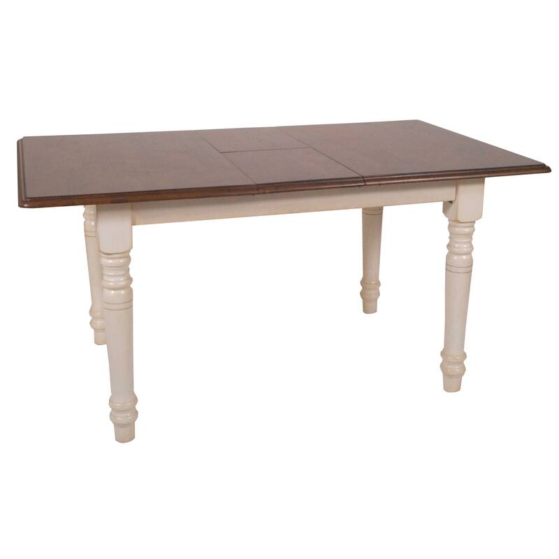 Extendable Dining Set 5 Piece - Rectangular Table & Chairs - Retro Art Deco Style - Seats 4-6